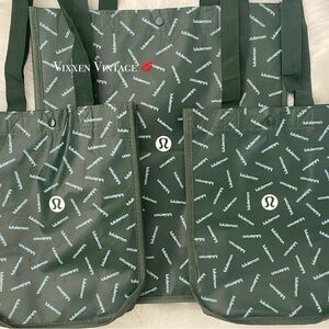 LULULEMON REUSABLE RETAIL SHOPPER BUNDLE LOT OF 3